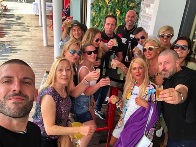 Belén Esteban en Ibiza, celebrando su despedida de soltera