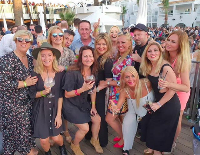 Belén Esteban en Ibiza, celebrando su despedida de soltera