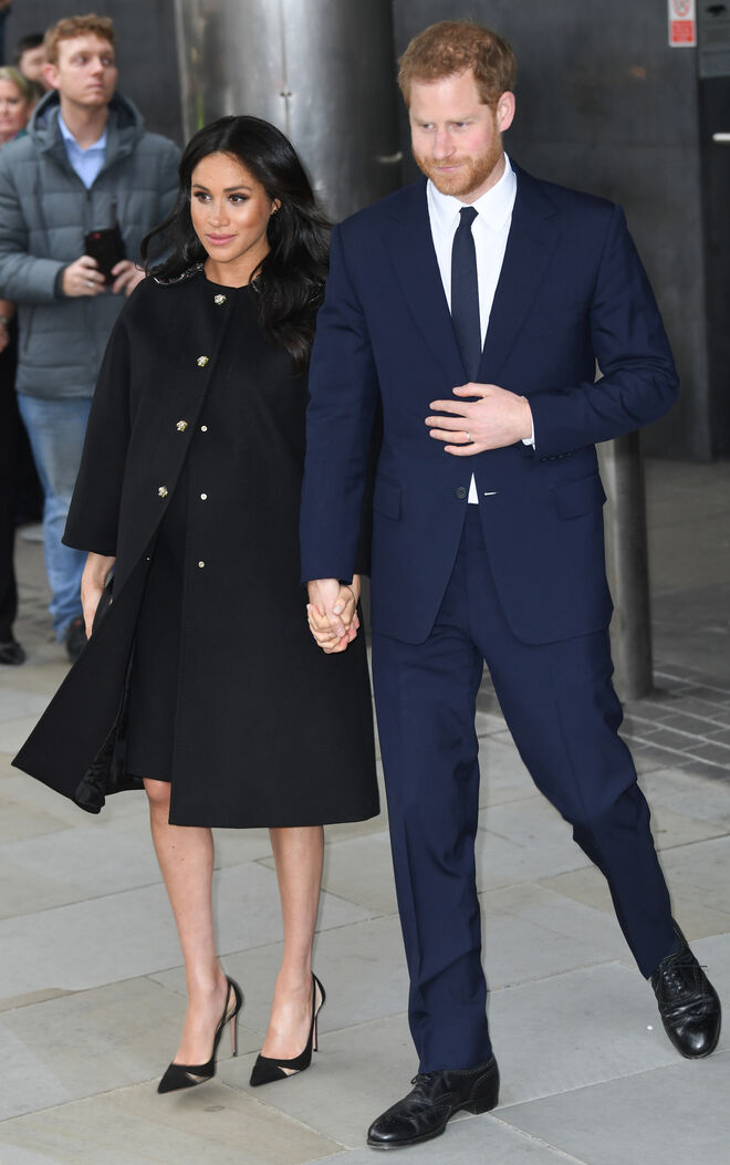 Meghan Markle y el príncipe Harry en marzo de 2019