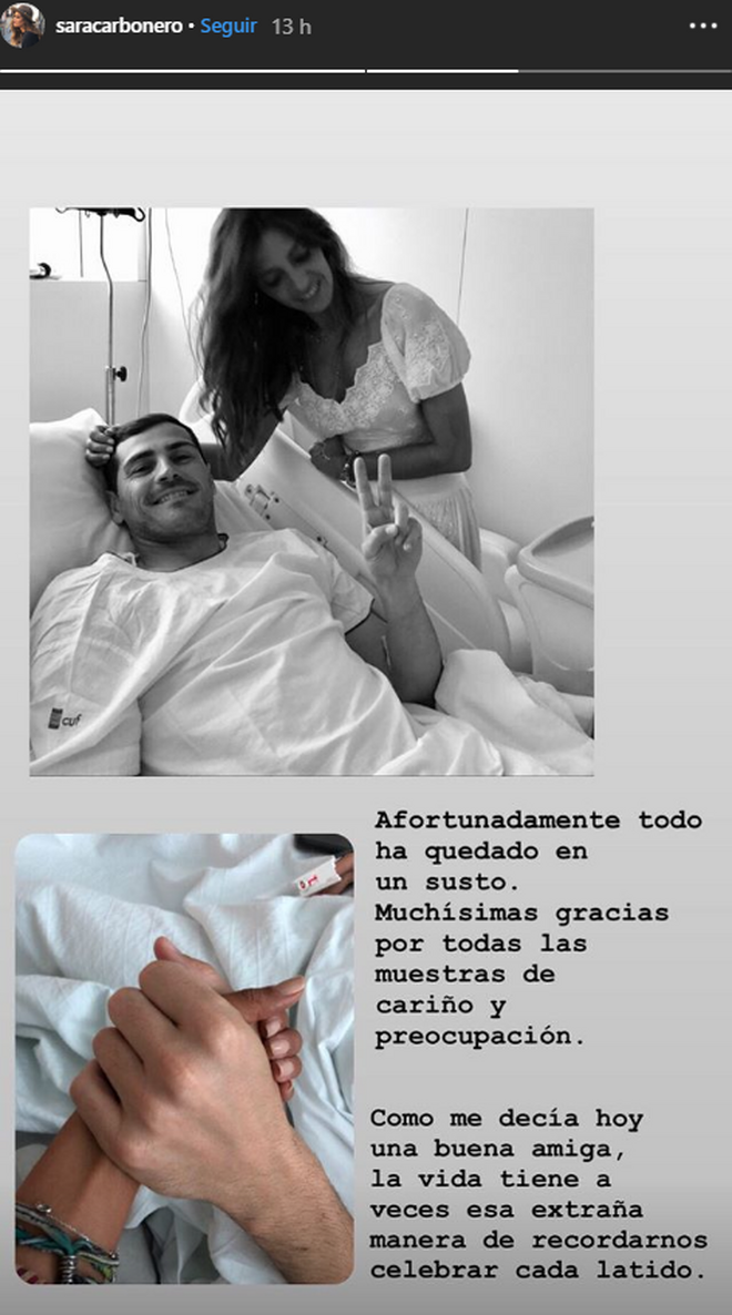 Mensaje de Sara Carbonero a Iker Casillas