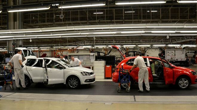 El VW Polo, producido en Landaben, es uno de los lideres en exportaciones.