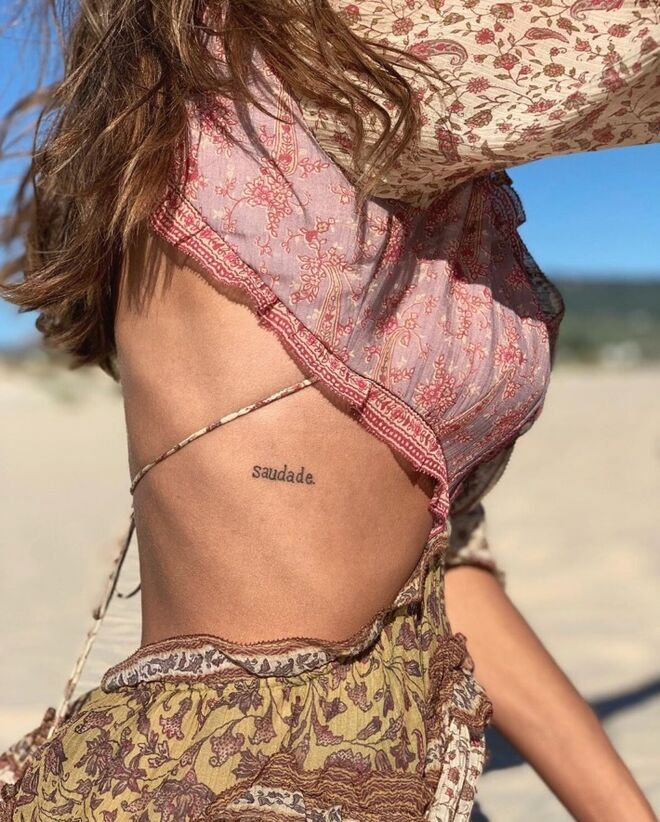 Tatuaje de Sara Carbonero
