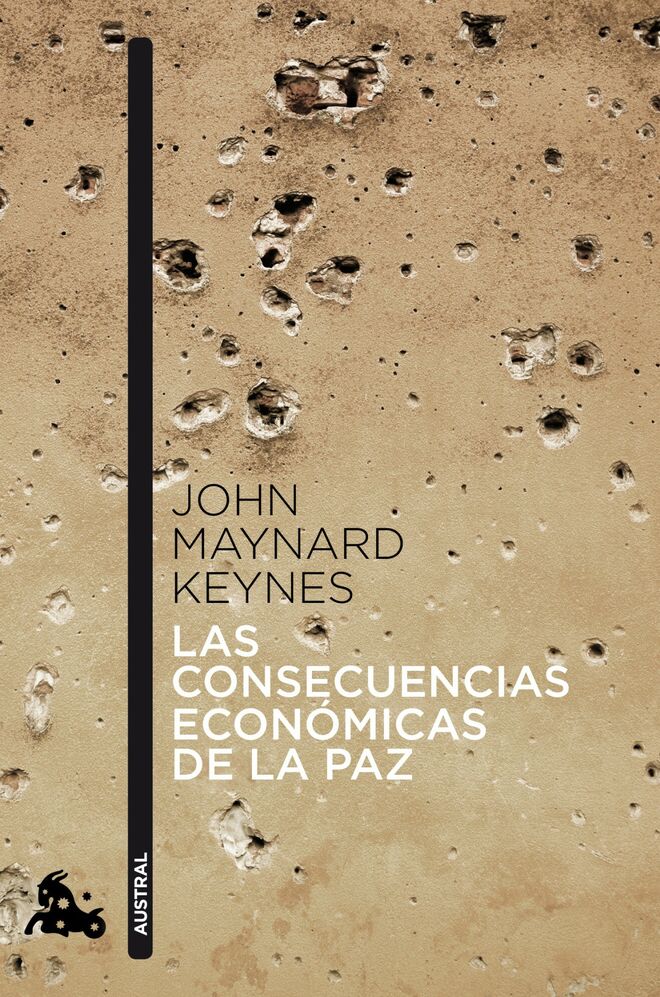 Un detalle de la cubierta de este clásico de Keynes.