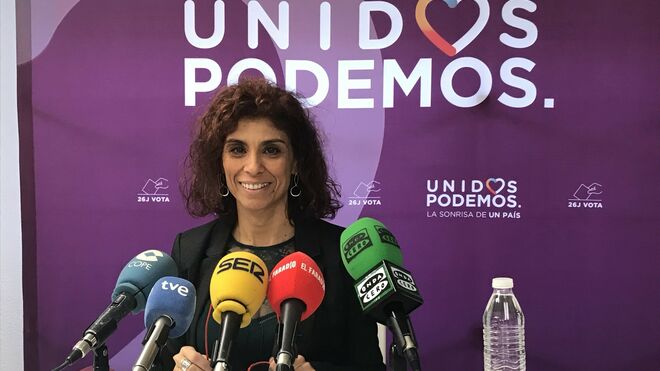 La exsecretaria general de Podemos Cantabria, Rosana Alonso