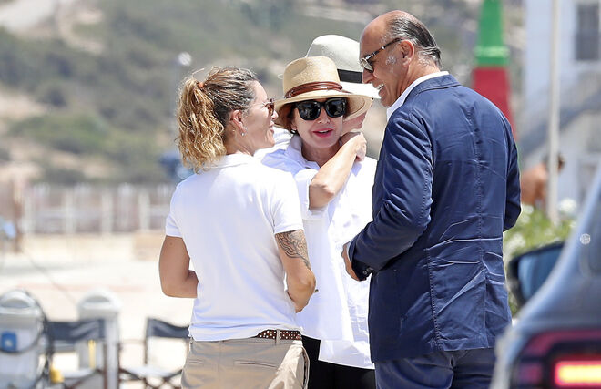 Ana Rosa y su marido en Ibiza en julio de 2019