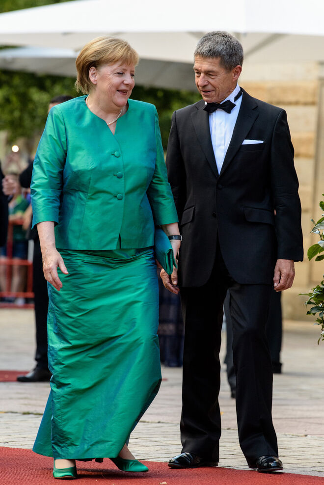 Angela Merkel y Joachim Sauer