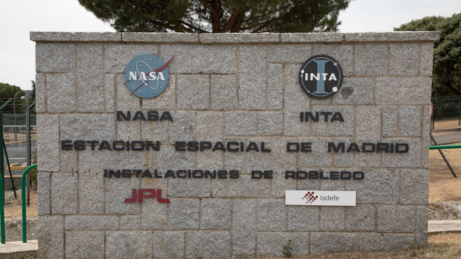 Complejo de la Estación Espacial de Robledo de Chavela, donde se trasladó la antena.