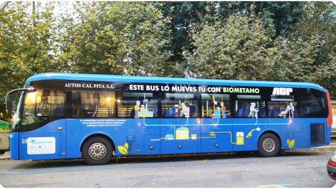 Autobús con biometano