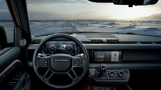 Diseño interior muy Land Rover.