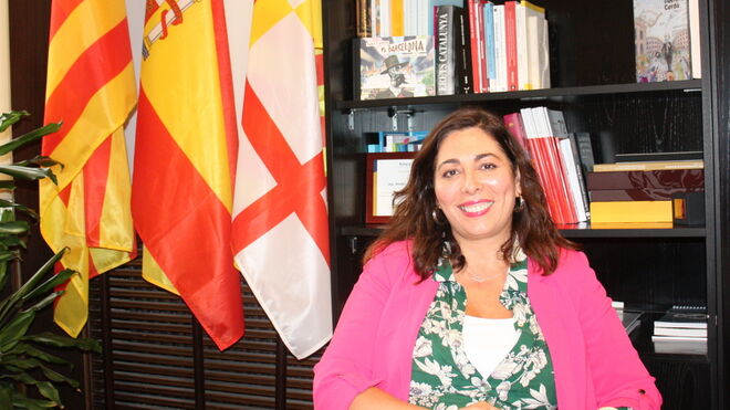 Mari Luz Guilarte, en su despacho del Ayuntamiento de Barcelona