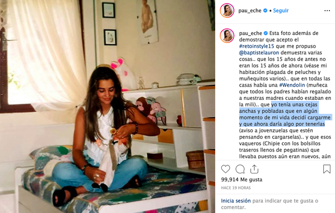 Instagram de Paula Echevarría