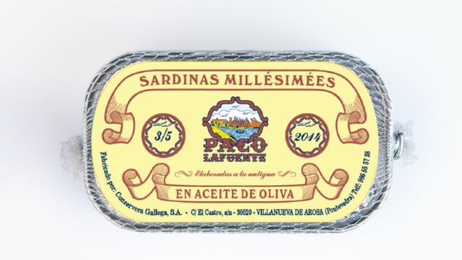 Lata de sardinas de la añada 2014.
