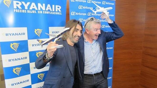 Los CEOs de Ryanair y Globalia.