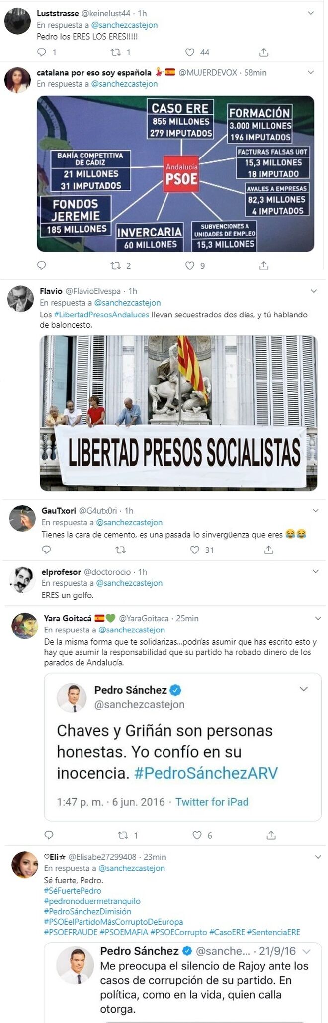 Críticas a Pedro Sánchez tras su mensaje a Pau Gasol.