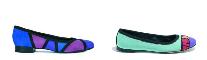GEOX Zapato tricolor // FERRAGAMO Zapato con dibujo de hebilla