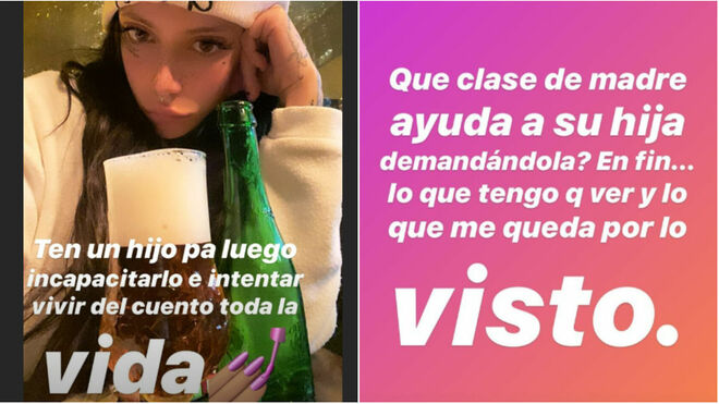 Valeria Quer denuncia en Instagram que su madre quiere incapacitarla.