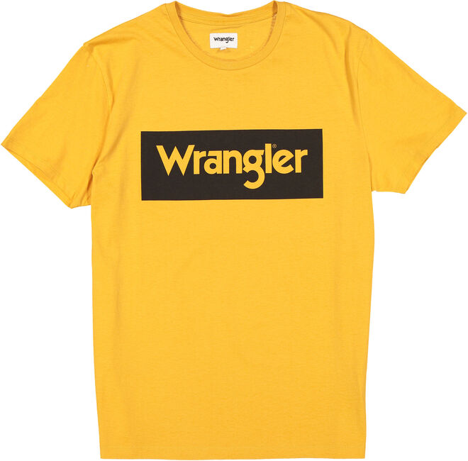 Camiseta amarilla con logotipo. PVP: 19.95€