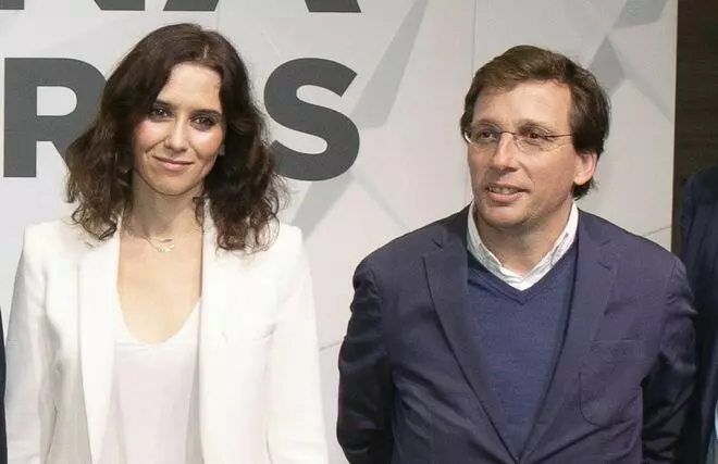 La presidenta de la Comunidad de Madrid, Isabel Díaz Ayuso, y el alcalde de Madrid, José Luis Martínez-Almeida.