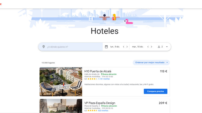 Google Hotels