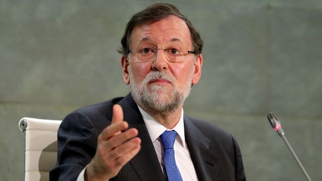 El expresidente del gobierno Mariano Rajoy durante la presentación de su libro 'Una España mejor'.