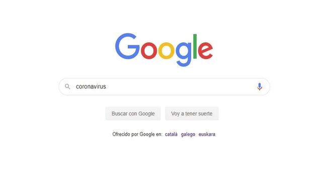 Google lanza una alerta SOS para búsquedas relacionadas con el coronavirus.