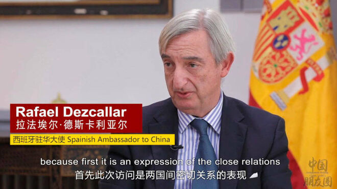 Rafael Dezcallar, embajador de España en China.