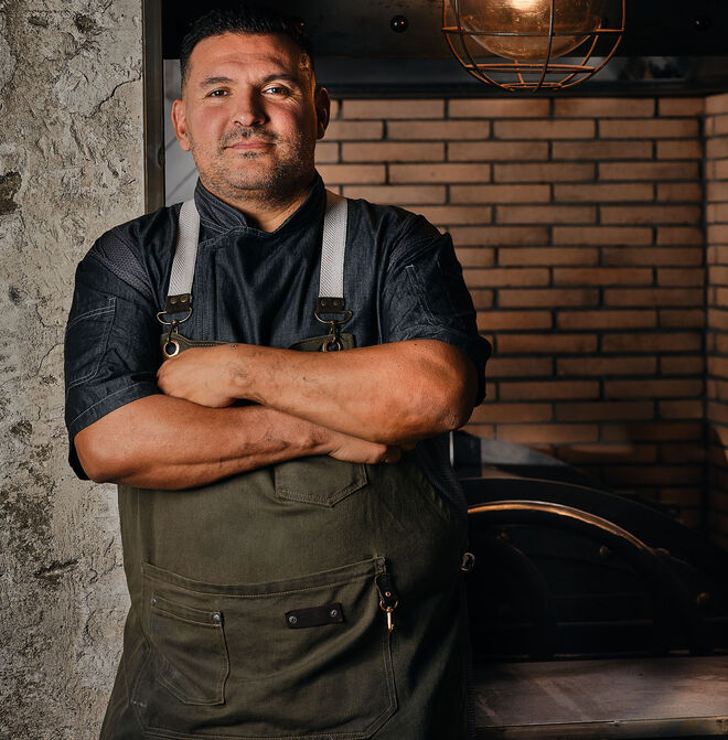 Javier Brichetto, propietario y maestro asador de Piantao.