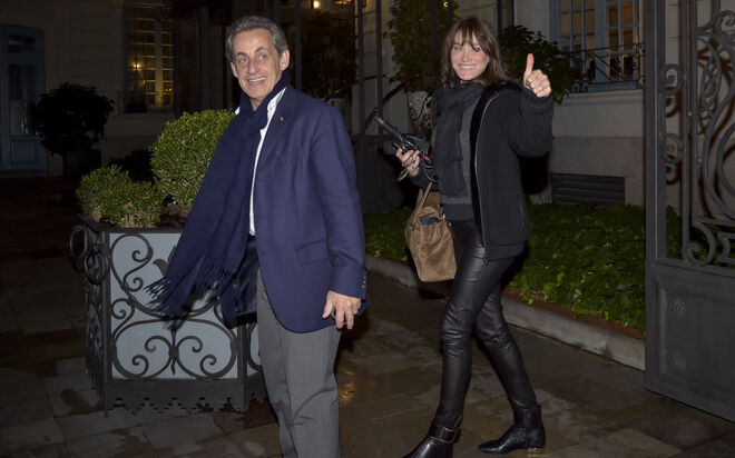 Carla Bruno y Nicolas Sarkozy