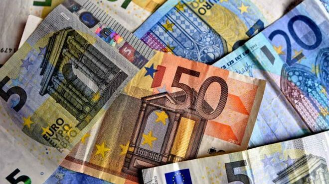 Imagen de billetes de euros.