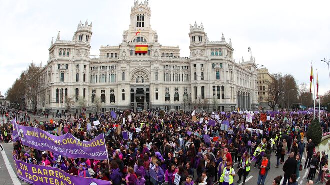 Manifestación del 8-M en Madrid.