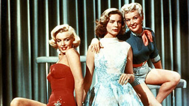 Marilyn Monroe, Lauren Bacall y Betty Grable protagonizan la película