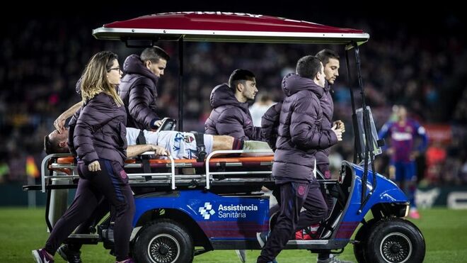 El club ha cedido su carrito sanitario al hospital Sant Pau.