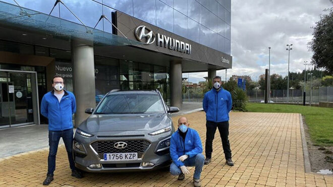 Hyundai España ha cedido 65 coches a diferentes hospitales madrileños.