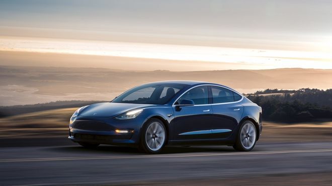 El Model 3, el Tesla más vendido.