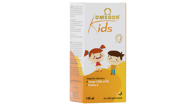 Omegor Kids cápsulas masticables con vitamina D. PVP: 19.80€