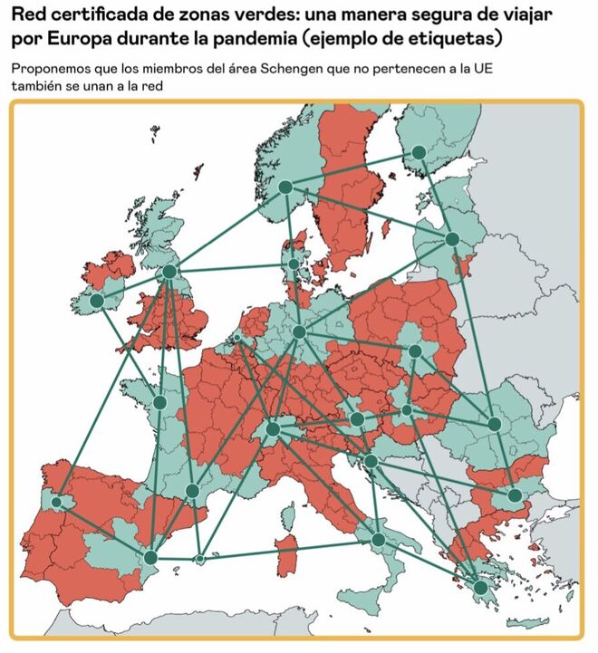 Un ejemplo de la propuesta 'Reconectar zonas verdes europeas'