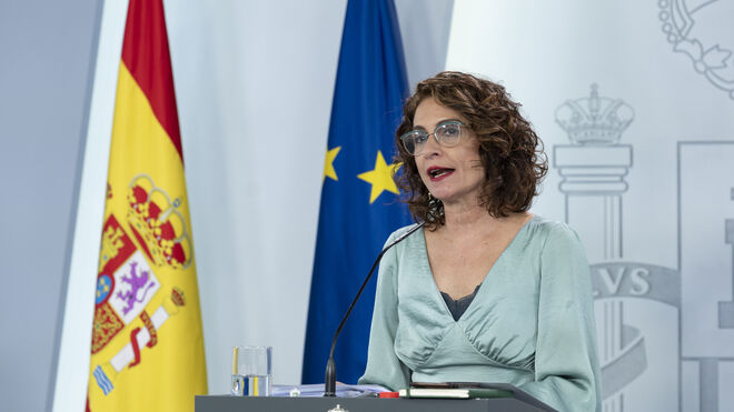 La ministra portavoz y de Hacienda, María Jesús Montero