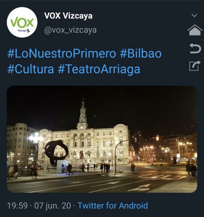 La metedura de pata de Vox Vizcaya.