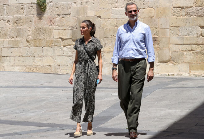 Letizia y Felipe en Cuenca el 2 de julio de 2020