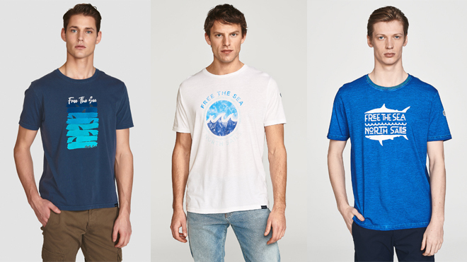 Camisetas realizadas con materiales ecológicos. PVP: 20€ (unidad)