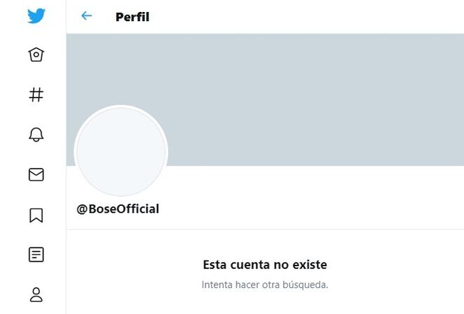 La cuenta de Twitter de Miguel Bosé ha sido eliminada.