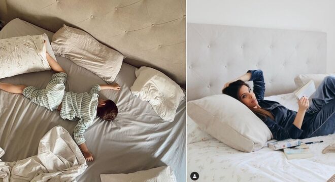 La cama de Santiago Abascal y su mujer Lidia Bedman.