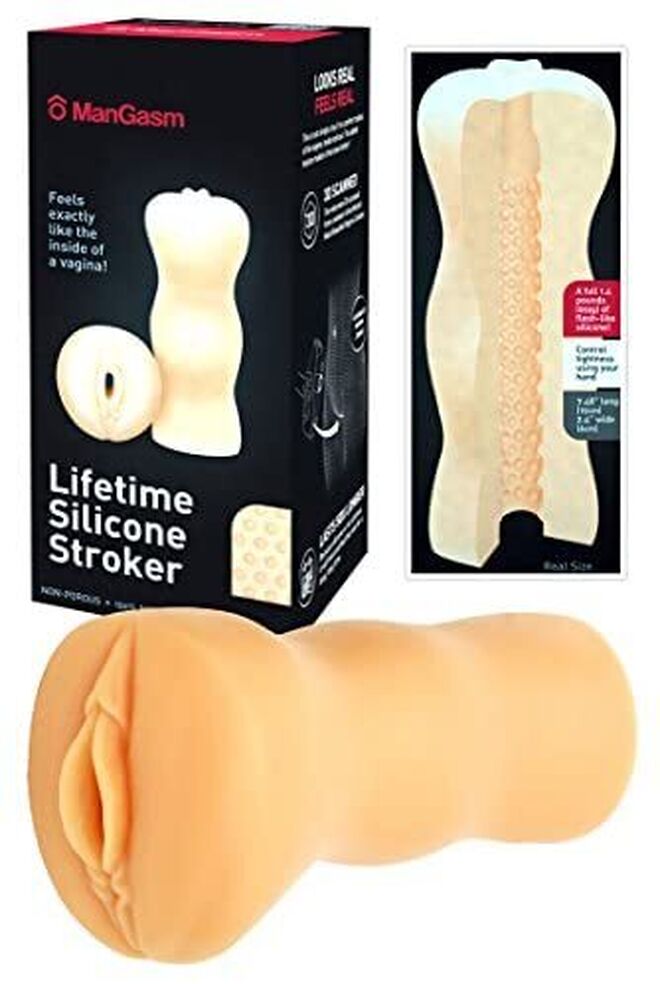 Simulador de vagina real Lifetime Silicone Stroker (65 euros aprox)