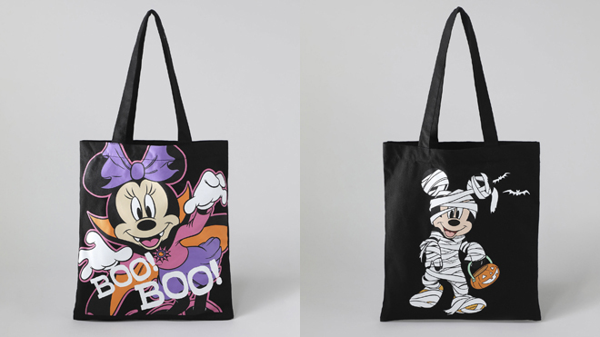 Bolsas de tela negra con personajes de Disney. PVP: 4.99€