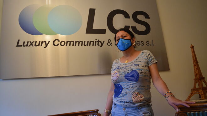 Erika trabaja ahora en la empresa madrileña de limpieza LCS, con sede en Villaverde.