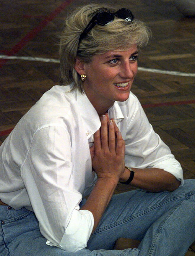 Diana de Gales en 1997
