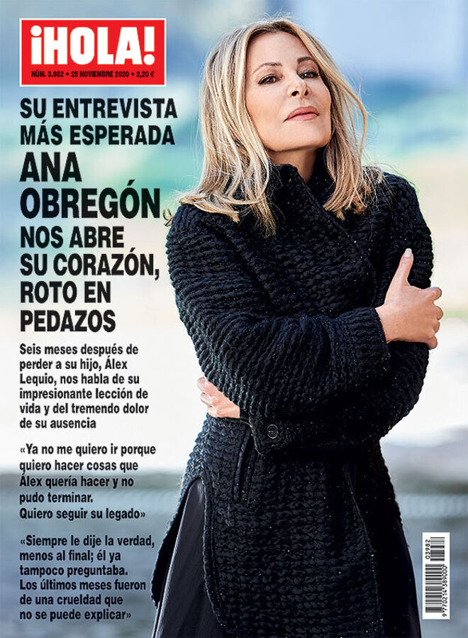 Entrevista de Ana Obregón en la revista '¡Hola!' hablando de la muerte de su hijo