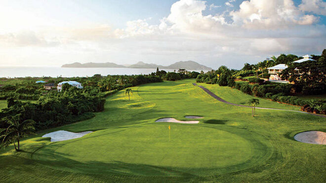El campo de golf del Four Seasons de Nevis.