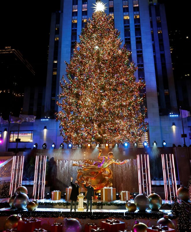Encendido del árbol del Rockefeller Center