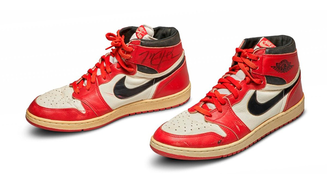 Zapatillas Nike firmadas por Michael Jordan